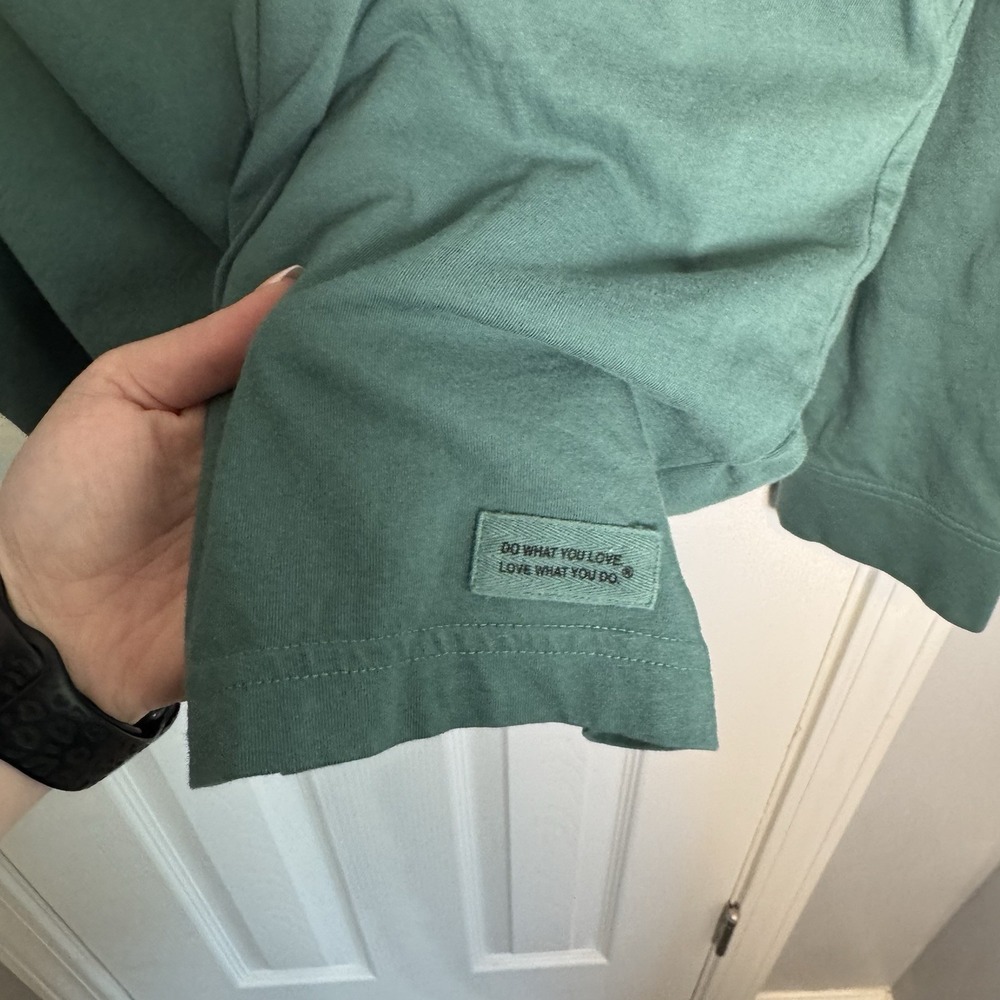 Life Is Good Mens Green Long Sleeve TShirt "Take‎ It Outside" XL - Picture 3 of 9